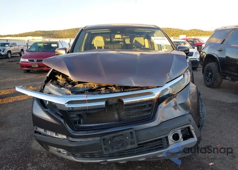 2017 Honda Ridgeline Rtl-E из США, поврежденный, VIN 5FPYK3F74HB011073